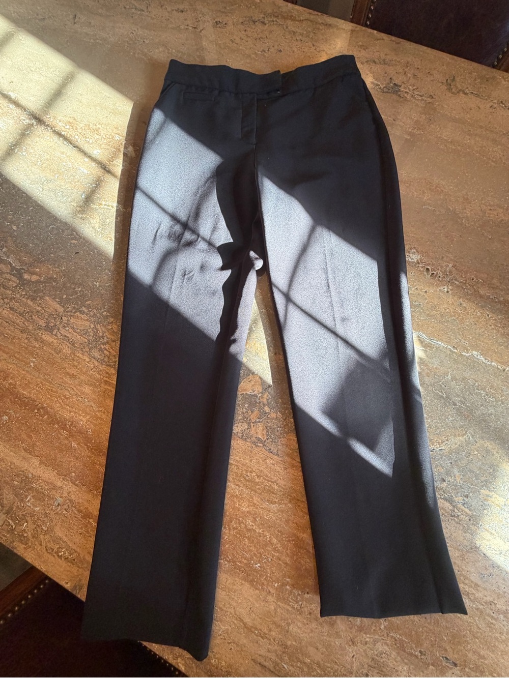 Investments Black Straight Leg Dress Pants